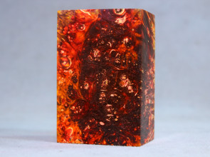 Stabilized Maple Burl Wood Mod Block